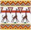 Схема вышивки «Подушкa (Africa)»