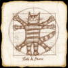 Схема вышивки «Кот Да Винчи»