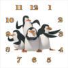 Схема вышивки «Часы пингвины»