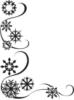Схема вышивки «Снежинки»