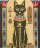 Схема вышивки « египетская кошка»