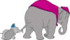 Слониха и слоненок: оригинал