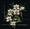 Схема вышивки «Белая орхидея»
