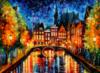 Схема вышивки «Амстердамский ночной канал»