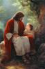 Схема вышивки «Иисус и ребёнок»