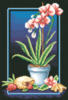 Схема вышивки «Натюрморт с орхидеями»