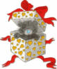 Схема вышивки «Я твой подарок!»