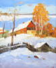 Схема вышивки «Зима (картина А.Колотилова)»