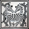 Схема вышивки «Подушка зебры»