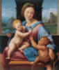 Схема вышивки «Дева Мария с сыном и Иоаном »