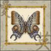 Схема вышивки «Бабочка Полиура Дехана»