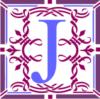 Схема вышивки «Подушка - J»