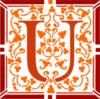 Схема вышивки «Подушка - U»