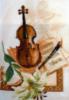 Скрипка и лилия: оригинал