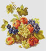 Схема вышивки «Натюрморт с виноградом»