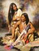 Схема вышивки «Индейцы»