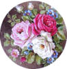 Схема вышивки «Розы в круге»