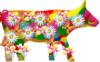 Схема вышивки «Цветочная корова»