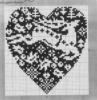 Схема вышивки «Сердечко с оленем »