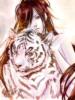 Схема вышивки «Дева и тигр»