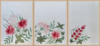 Схема вышивки «Триптих - цветы»