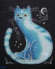 Схема вышивки «Голубой кот»