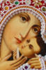 Схема вышивки «Икона Божьей матери (фрагмент)»