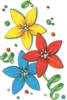 Схема вышивки «Праздничные цветы»