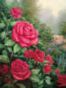 Схема вышивки «Цветущие розы»