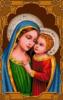 Схема вышивки «Дева Мария с Исусом»