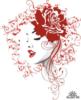 Схема вышивки «Лицо розы»