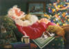 Схема вышивки «Уснувший Санта»