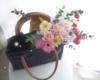 Схема вышивки «Цветы в сумке»