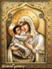 Схема вышивки «Святая Богородица, умиление»