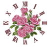 Схема вышивки «Часы (розы)»