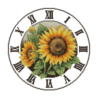 Схема вышивки &laquo;Часы - подсолнух&raquo;