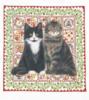 Схема вышивки «Два котика»