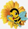 Схема вышивки «Маленькая пчёлка»
