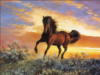 Схема вышивки «Конь на закате»