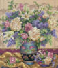 Схема вышивки «Букет цветов в восточной вазе»