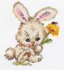 Схема вышивки &laquo;Зайка&raquo;