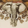 Схема вышивки «Красавец слон»