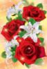 Схема вышивки «Розы и лилии»