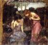 Схема вышивки «Nymphs finding the Head of Orph»