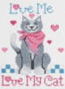 Схема вышивки «Любимый кот»