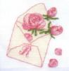 Схема вышивки «Роза в конверте»