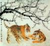 Схема вышивки «Играющие тигрята»