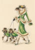 Схема вышивки «Дама с собаками»