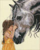 Девочка и лошадь: оригинал