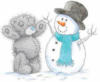 Тедди и снеговик: оригинал